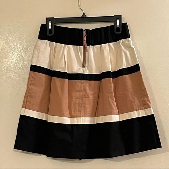 HD IN PARIS by ANTHROPOLOGIE Veldt Striped Skirt‎ in Neutral Motif - Picture 6 of 10